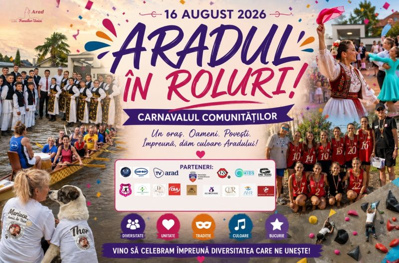 «ARADUL ÎN ROLURI» — Карнавал сообществ в рамках празднования Дней Арада